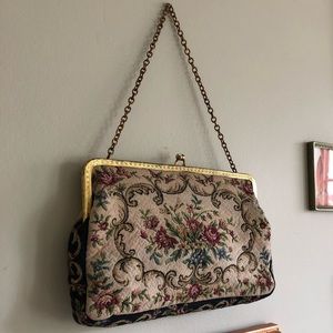 Vintage tapestry purse
